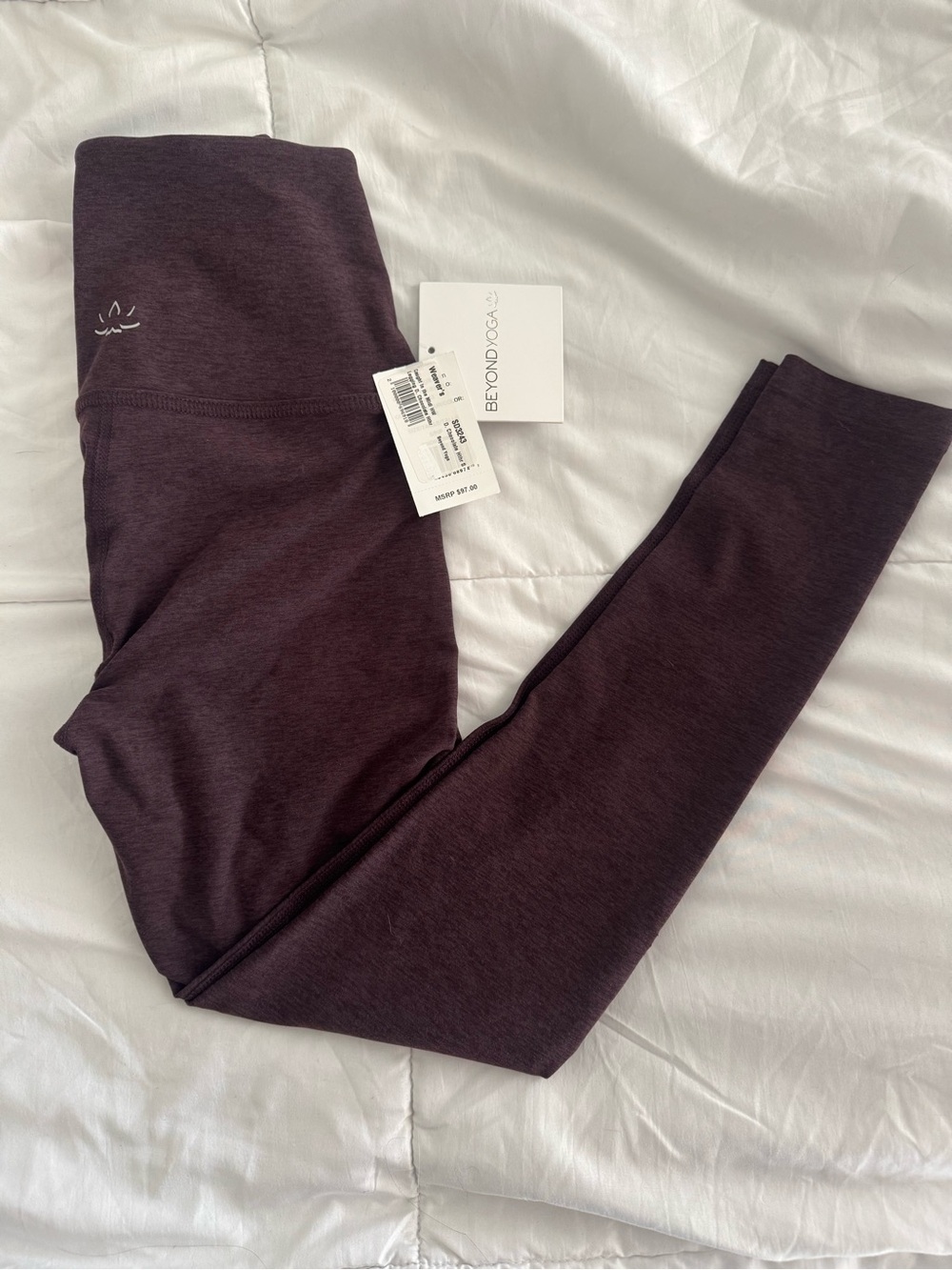 Beyond Yoga women’s brown Heather leggings size small